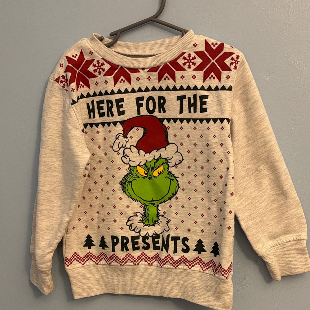 Grinch Christmas Sweater - Kids Size XS